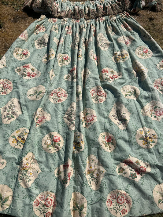 COLEFAX BLUE CURTAINS
