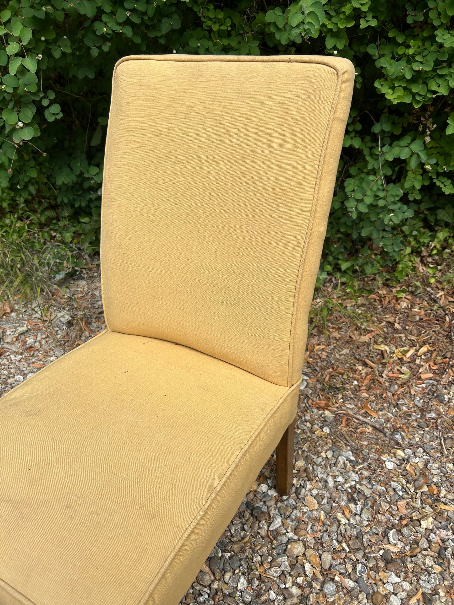 YELLOW SLIPPER CHAIR