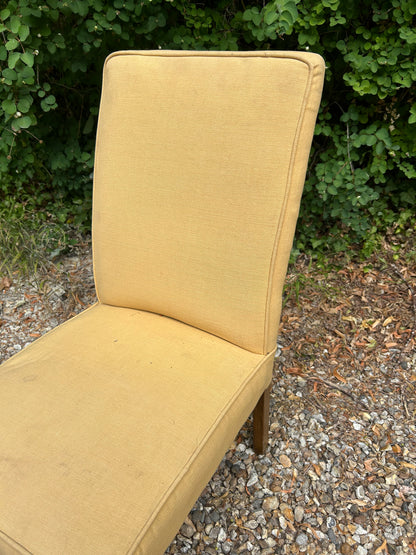 YELLOW SLIPPER CHAIR