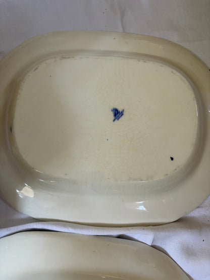 BLUE AND WHITE PLATTERS