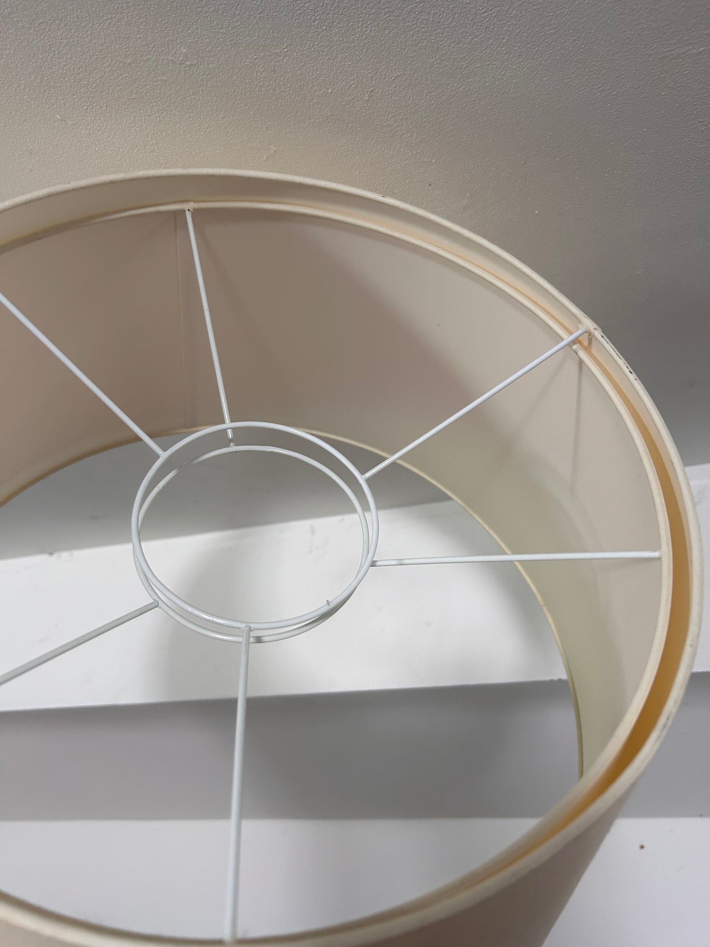 CREAM LINEN LAMPSHADES