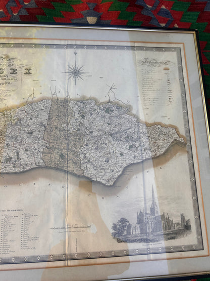 MAP OF SUSSEX