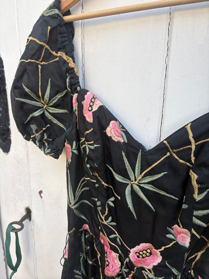 EMBROIDERED DRESS