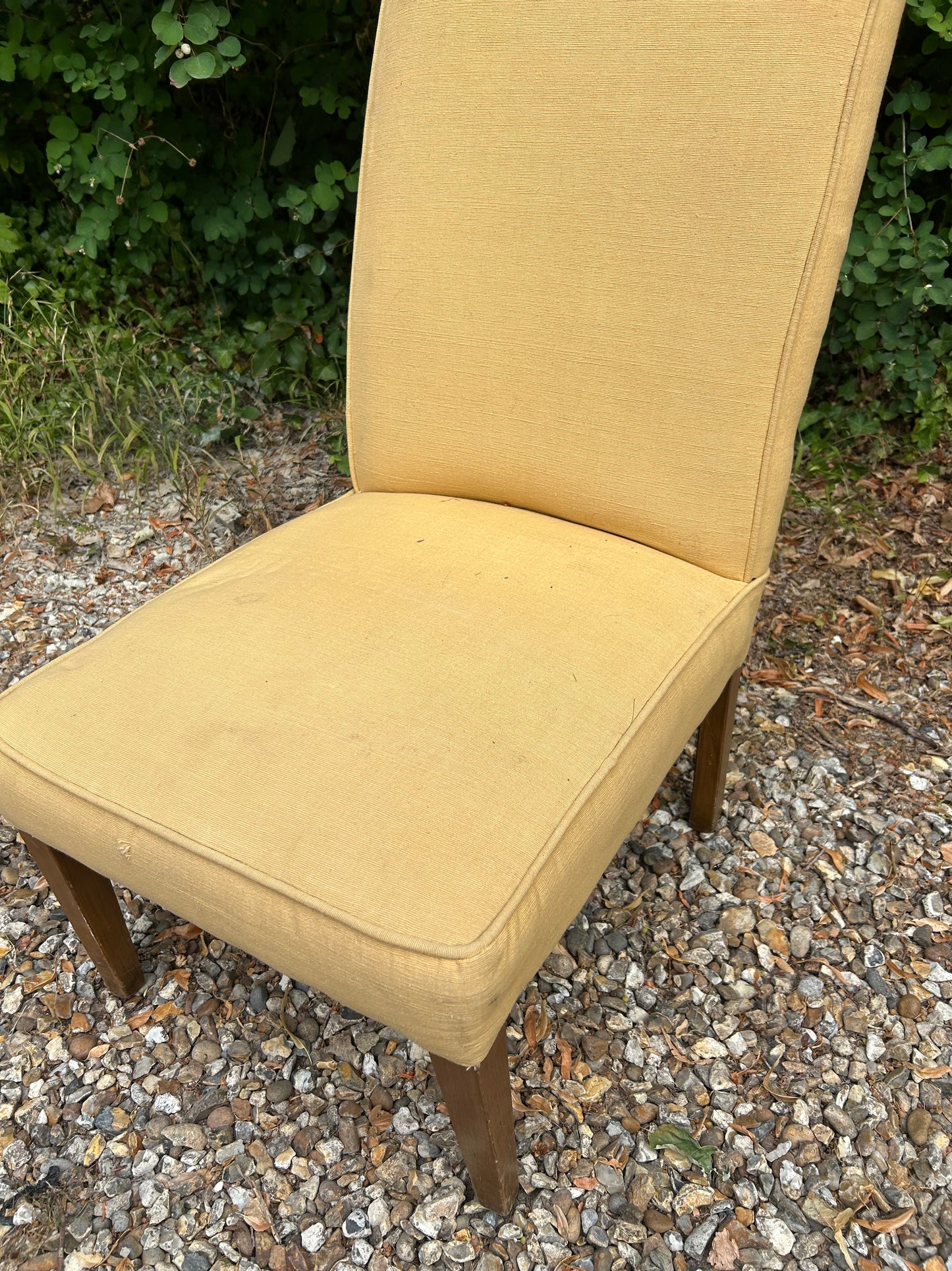 YELLOW SLIPPER CHAIR