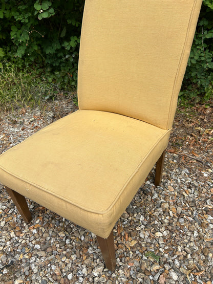 YELLOW SLIPPER CHAIR