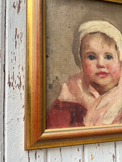 BABY OIL PAINTING