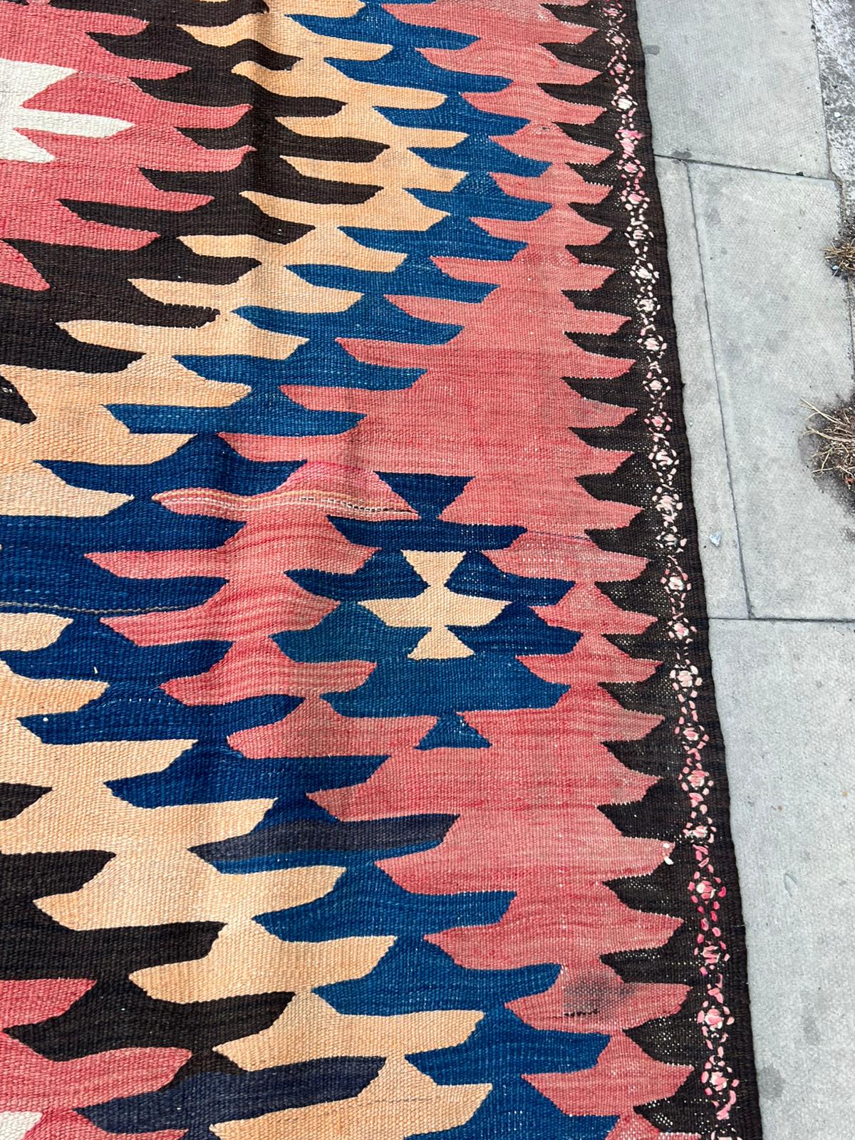 LARGE PINK KILIM
