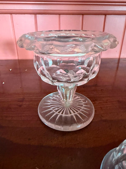 ANTIQUE GLASS POTS