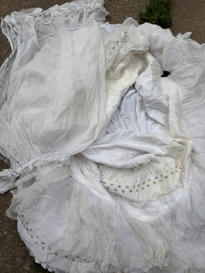 EMBROIDERED VOILE