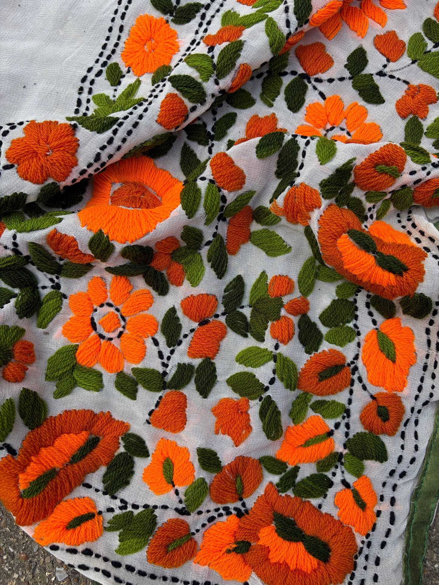 EMBROIDERED SILK