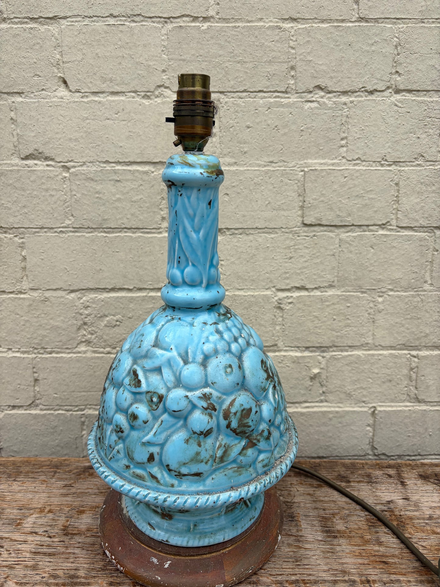 MAJOLICA LAMP
