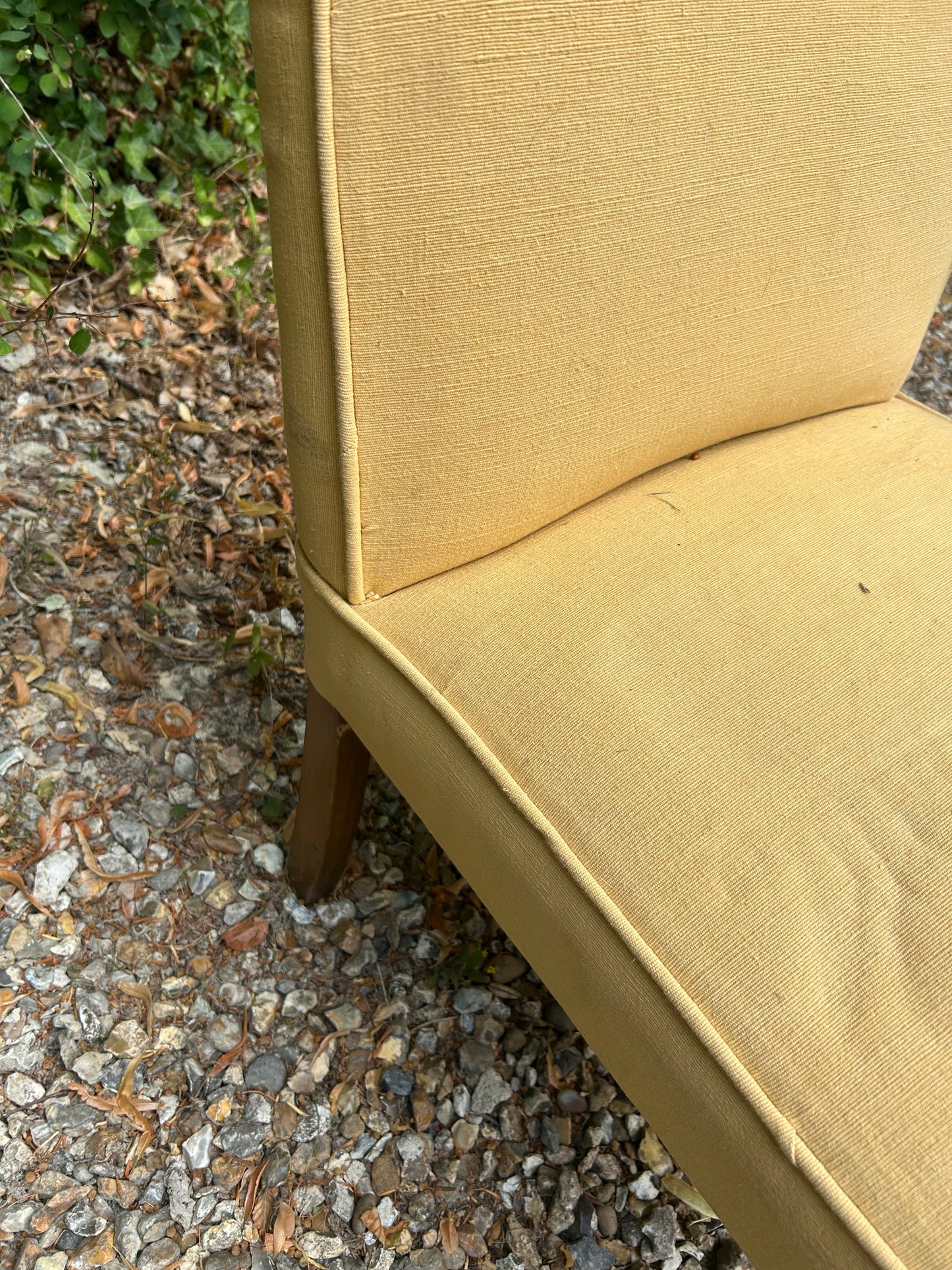 YELLOW SLIPPER CHAIR
