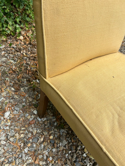 YELLOW SLIPPER CHAIR