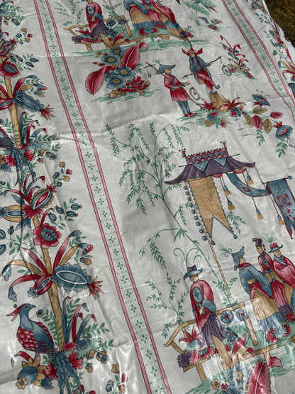 Waxed chintz
