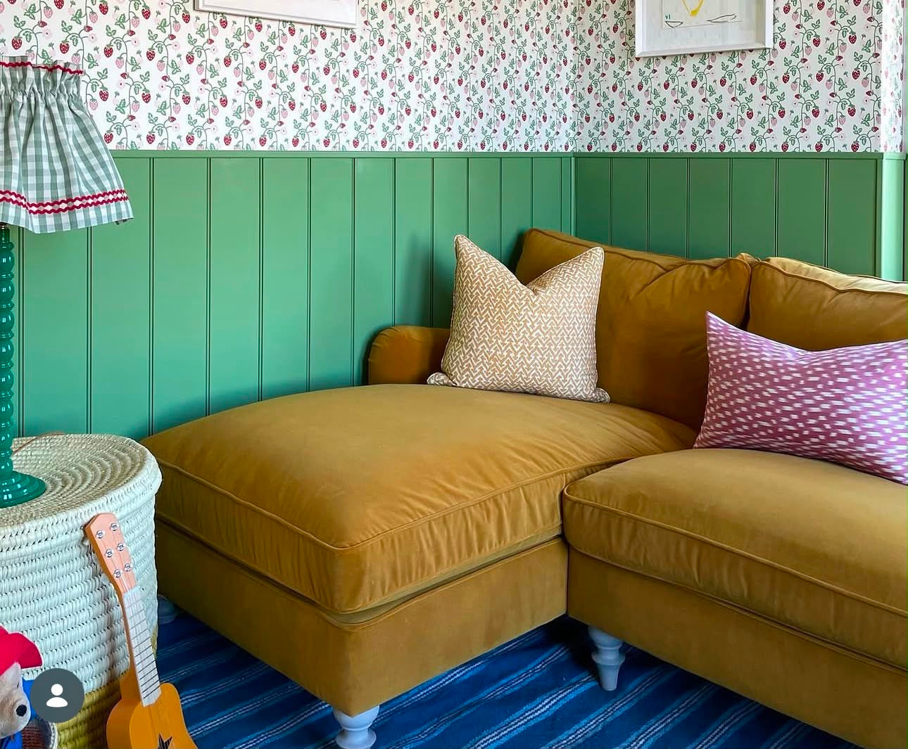 YELLOW CORNER SOFA