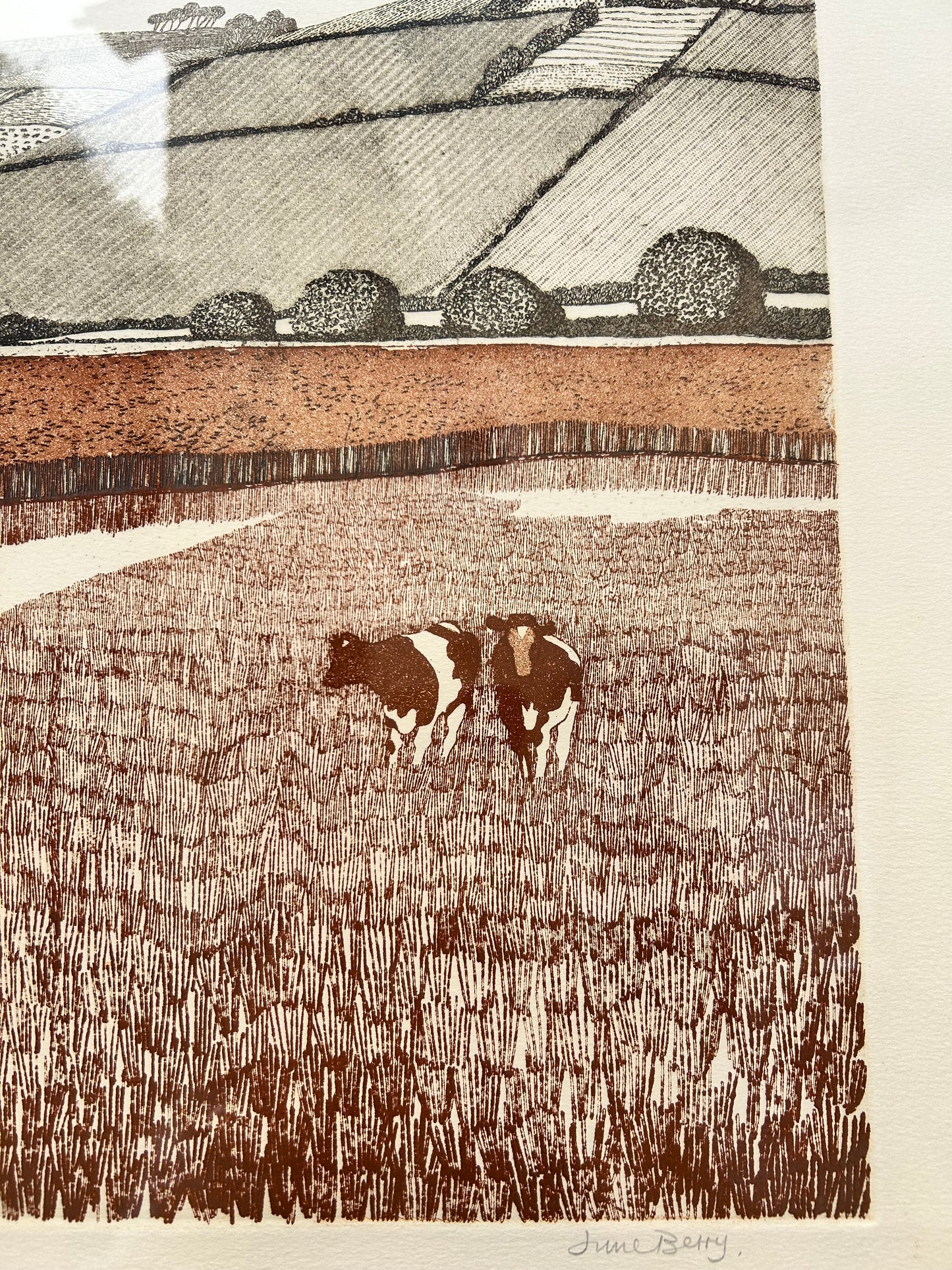 FRAMED WOODCUT