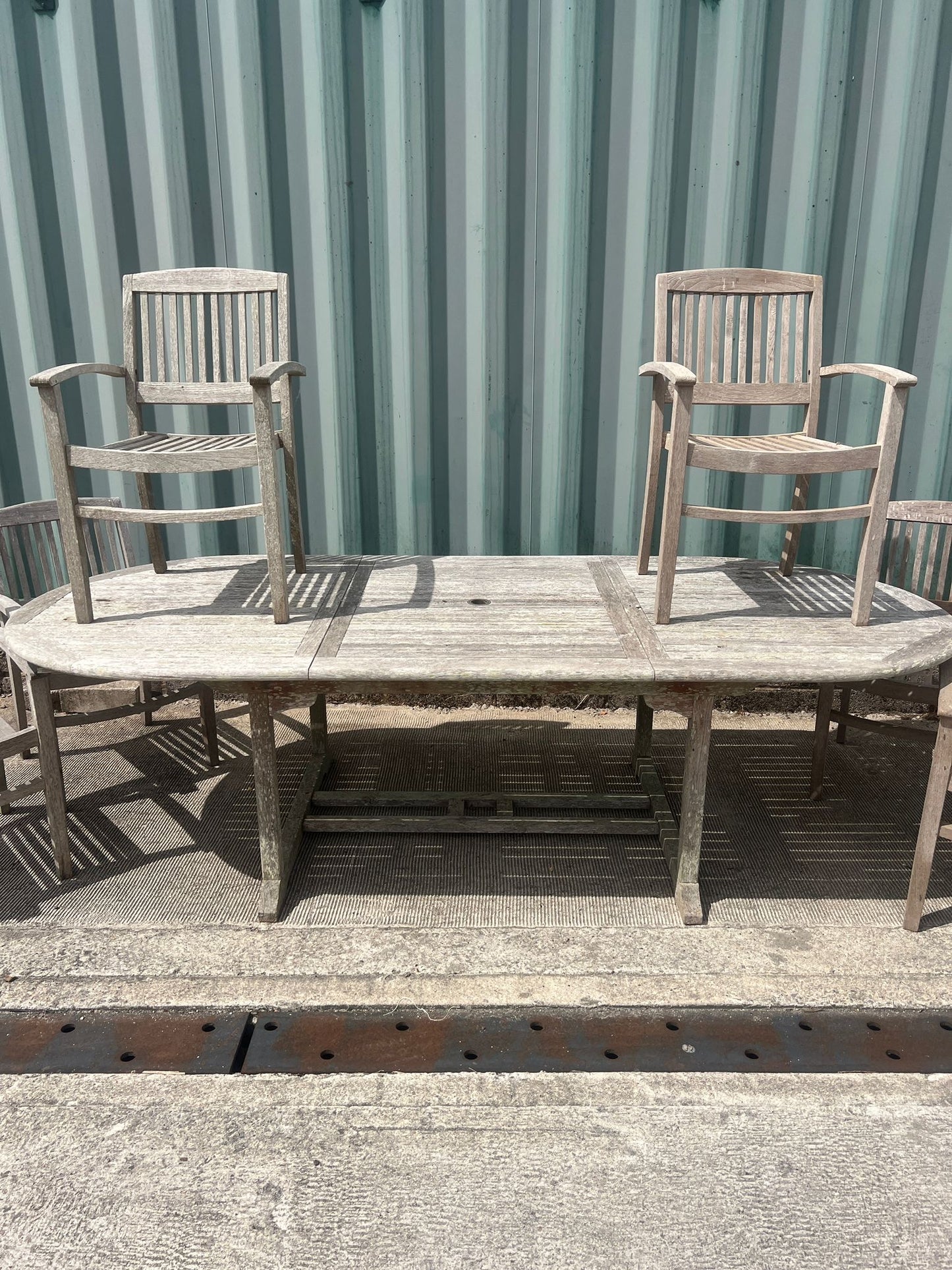 OUTDOOR TABLE AND CHAIRS
