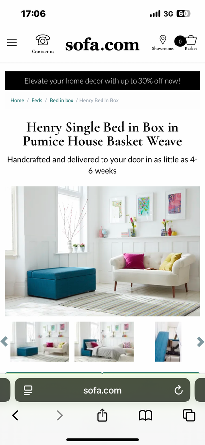 SINGLE BED IN A BOX