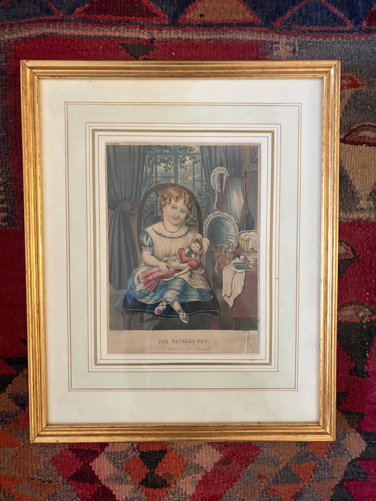 GILDED FRAME AND PRINT