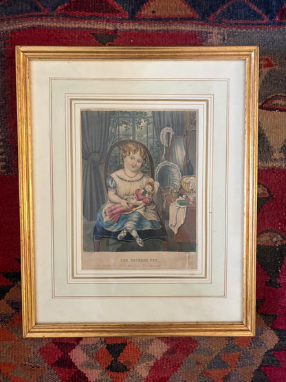 GILDED FRAME AND PRINT