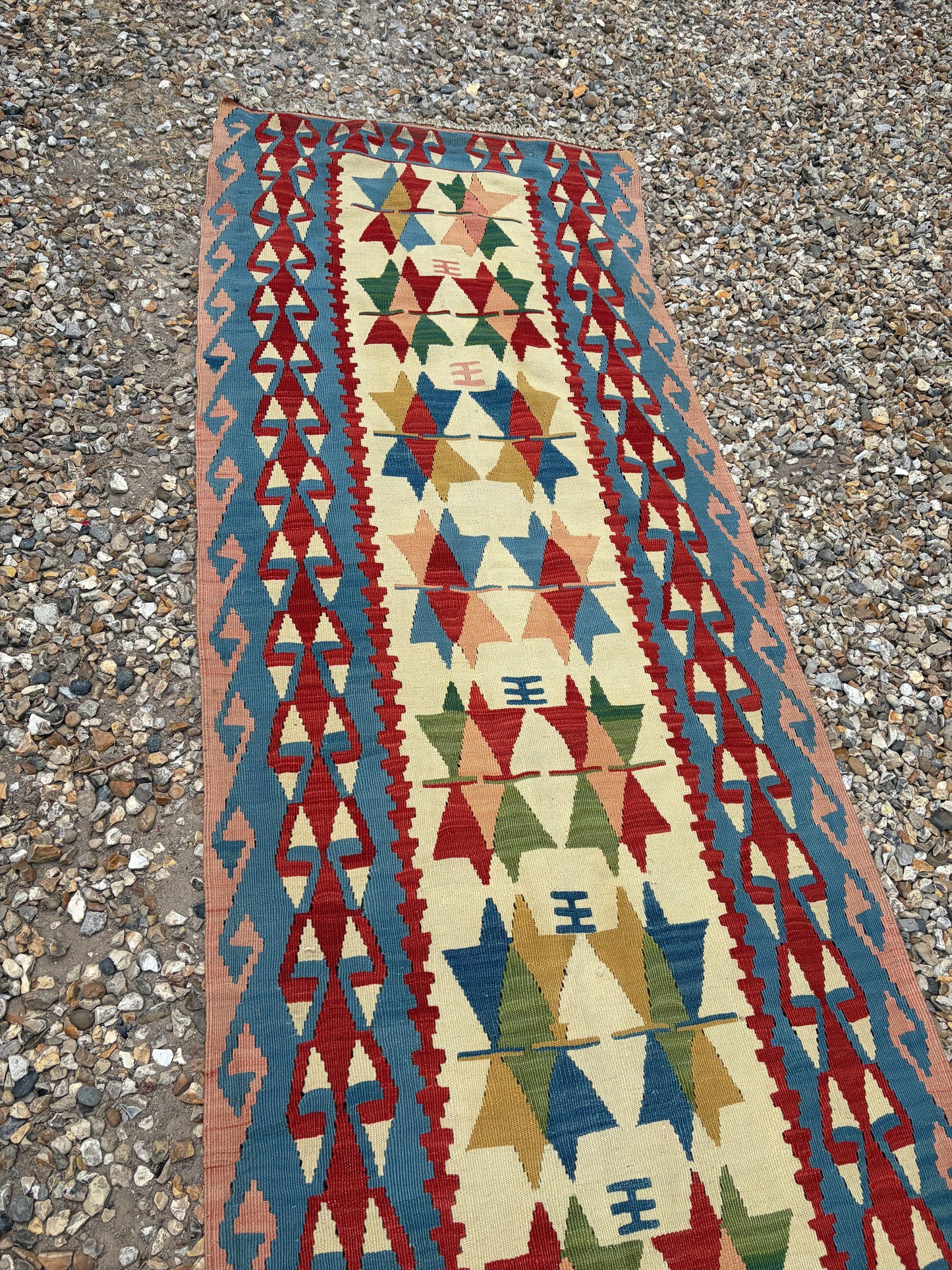DOUBLE STAR KILIM RUNNER