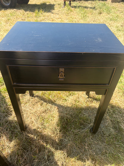 PAIR OF SIDE TABLES