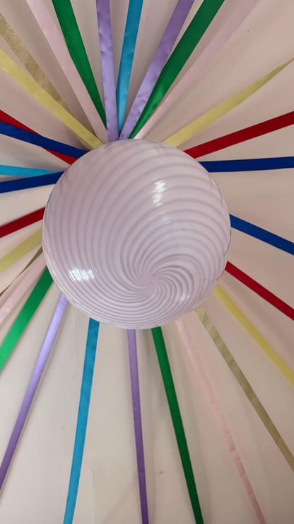 VINTAGE GLASS LIGHT