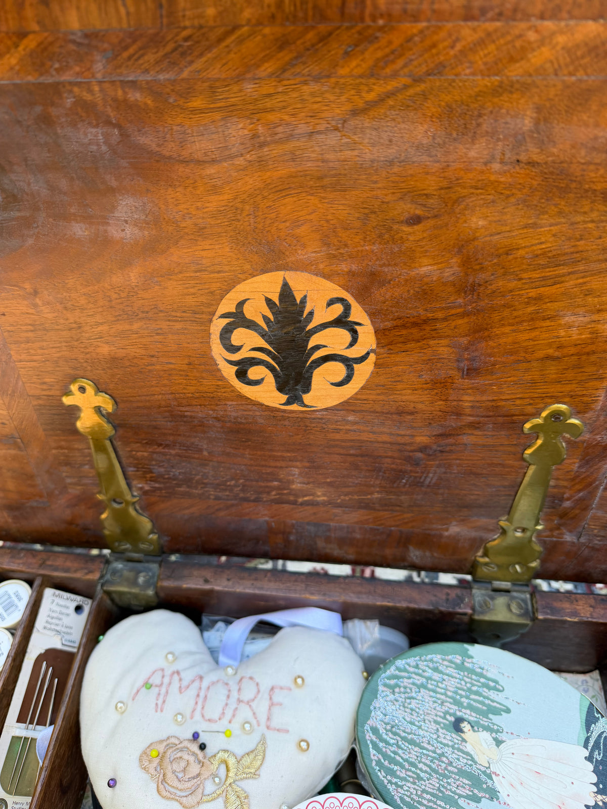 ANTIQUE WALNUT BOX