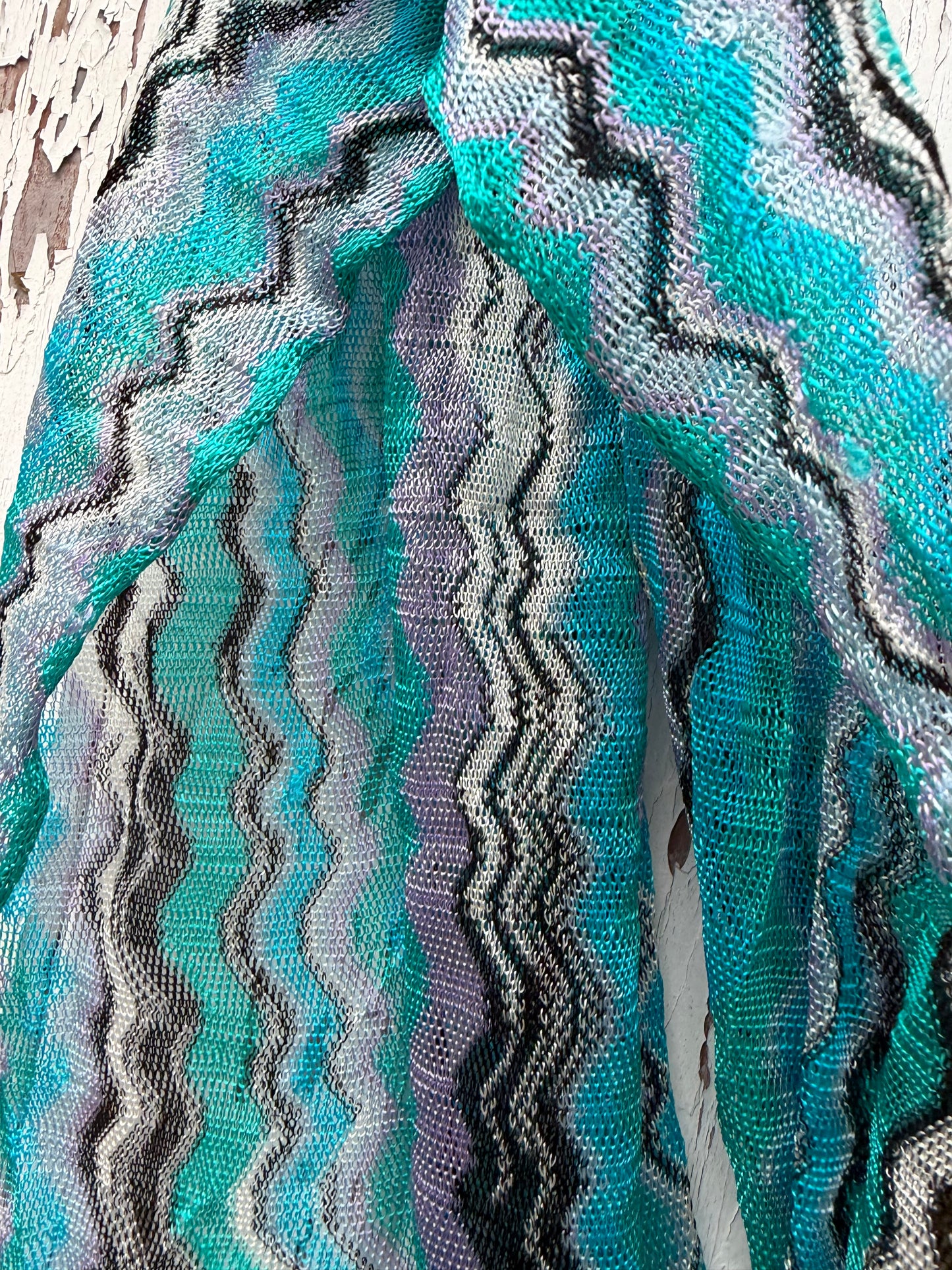 5 SILK SCARVES