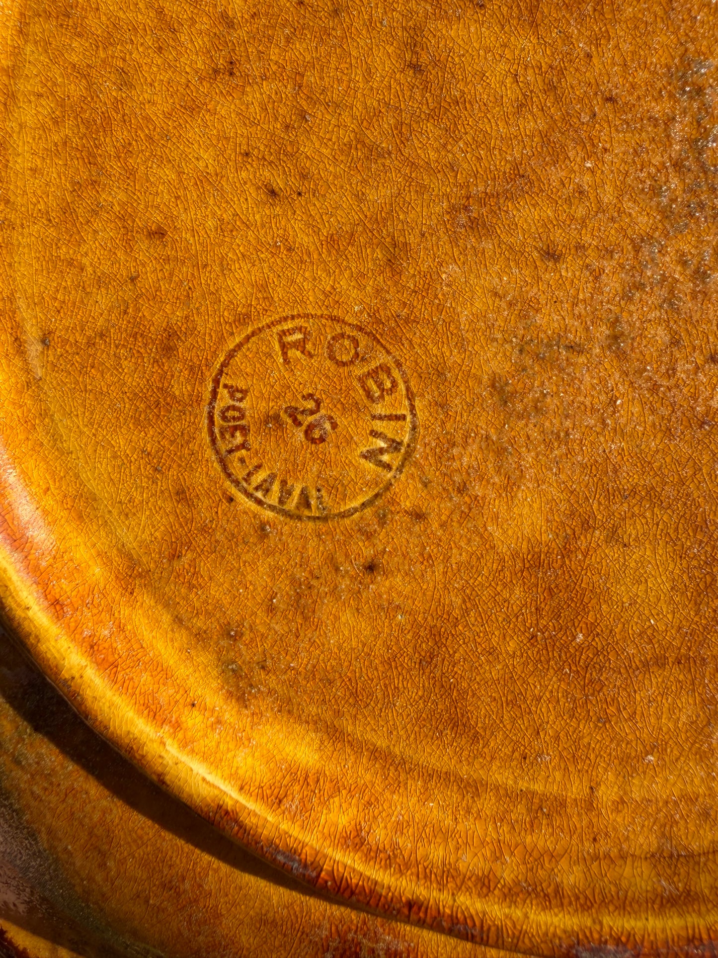 POTTERY PLATE
