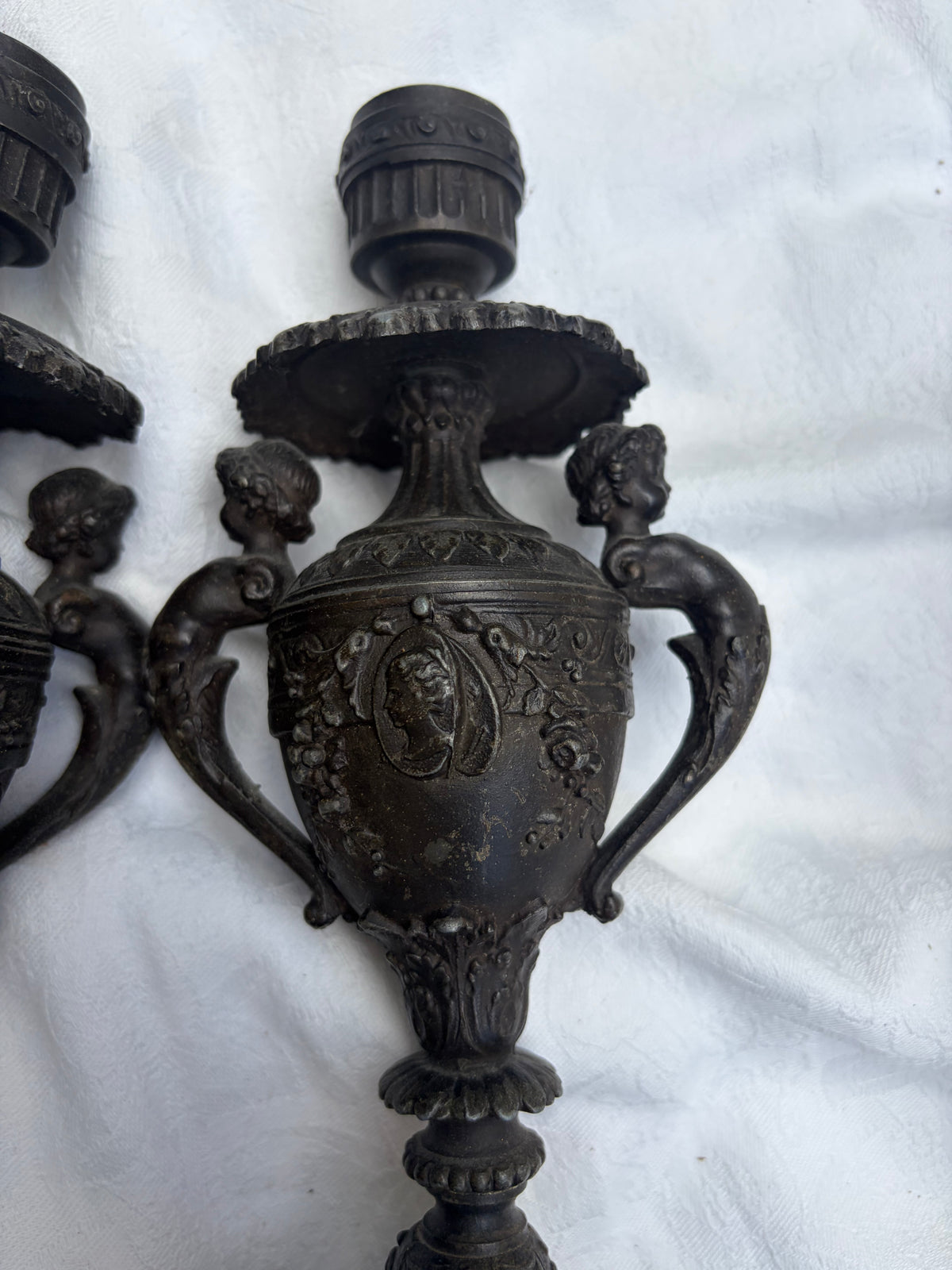 ANTIQUE CANDLESTICKS