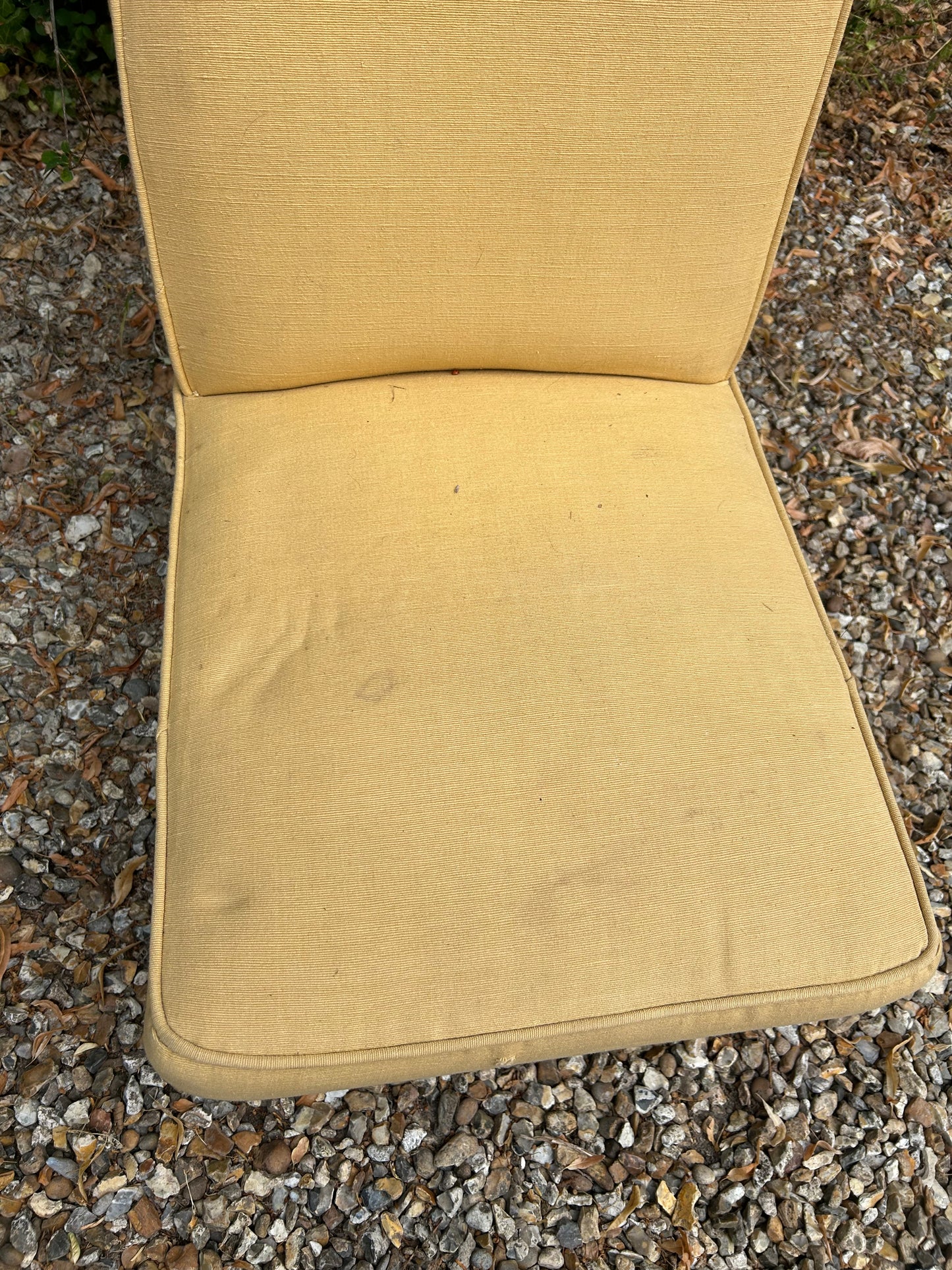 YELLOW SLIPPER CHAIR