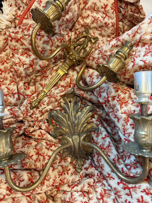 BRASS WALL LIGHTS