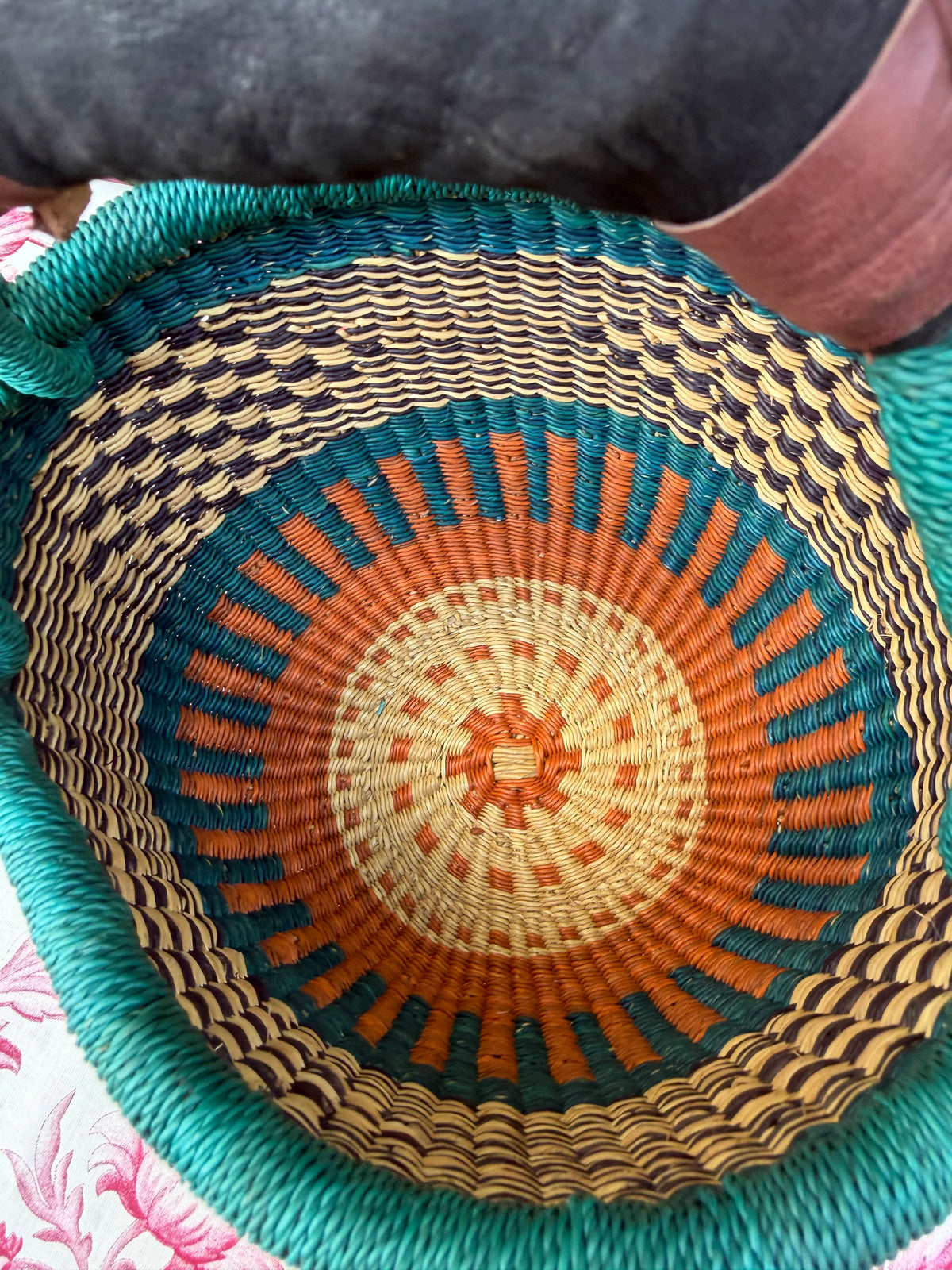￼ HAND WOVEN BASKET