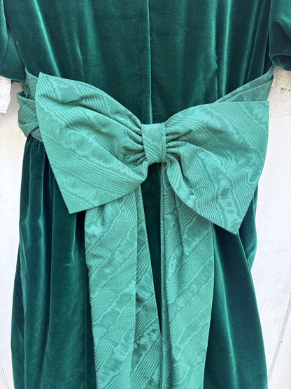 VELVET BRIDESMAID DRESS