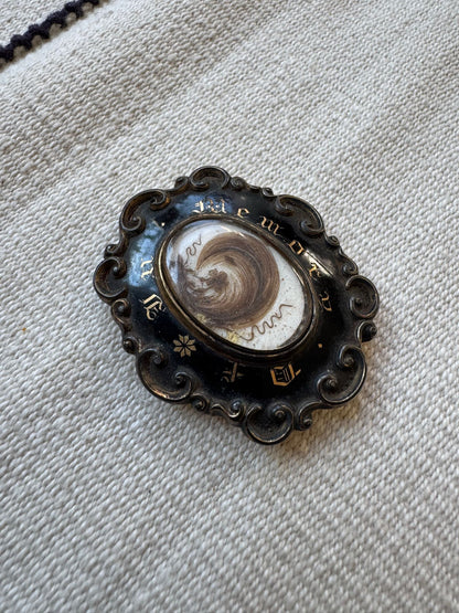 MOURNING BROOCH