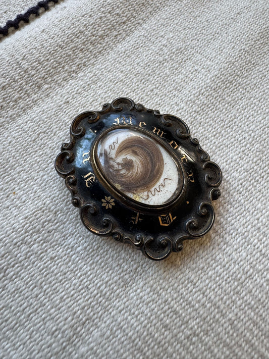 MOURNING BROOCH
