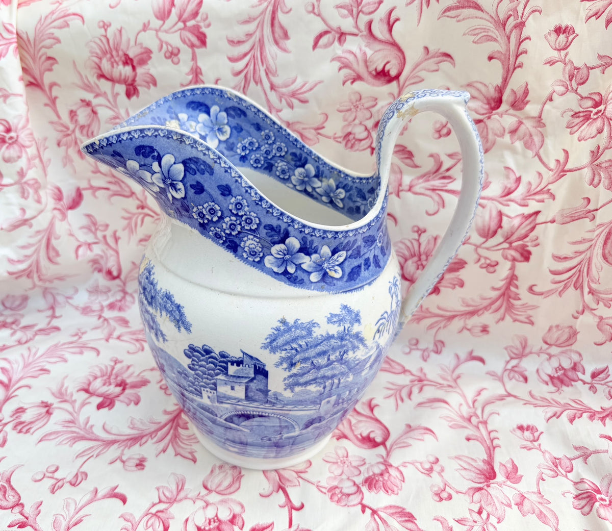 BLUE AND WHITE JUG