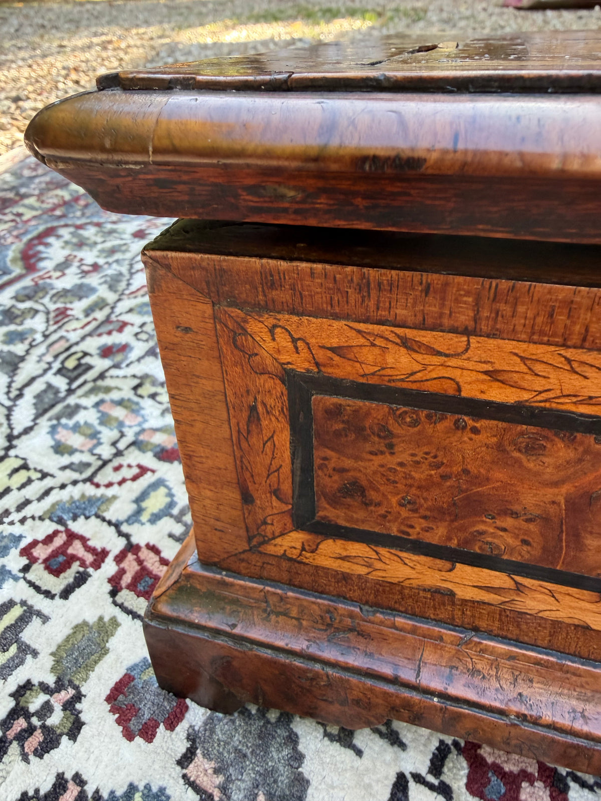 ANTIQUE WALNUT BOX