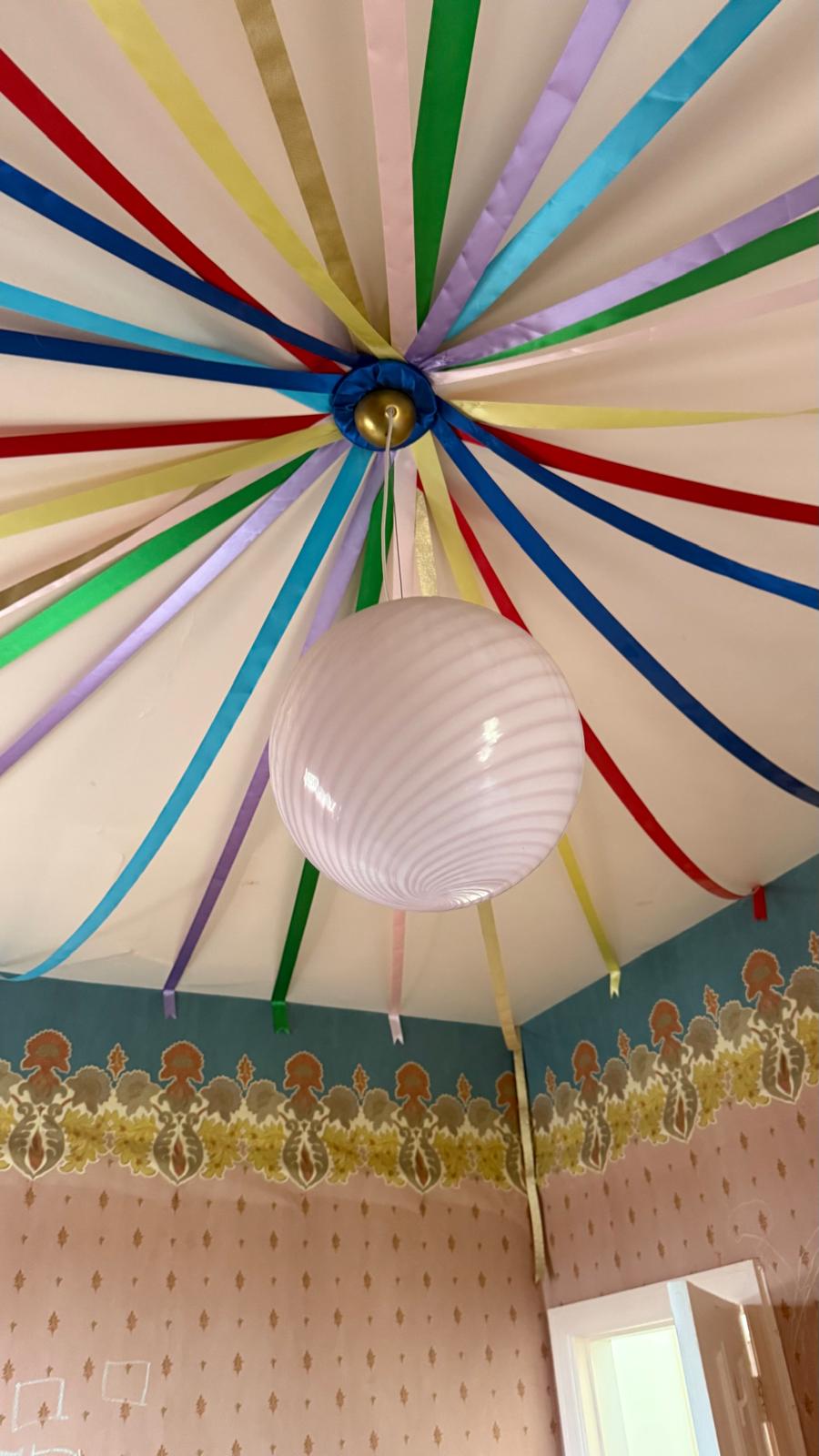 VINTAGE GLASS LIGHT