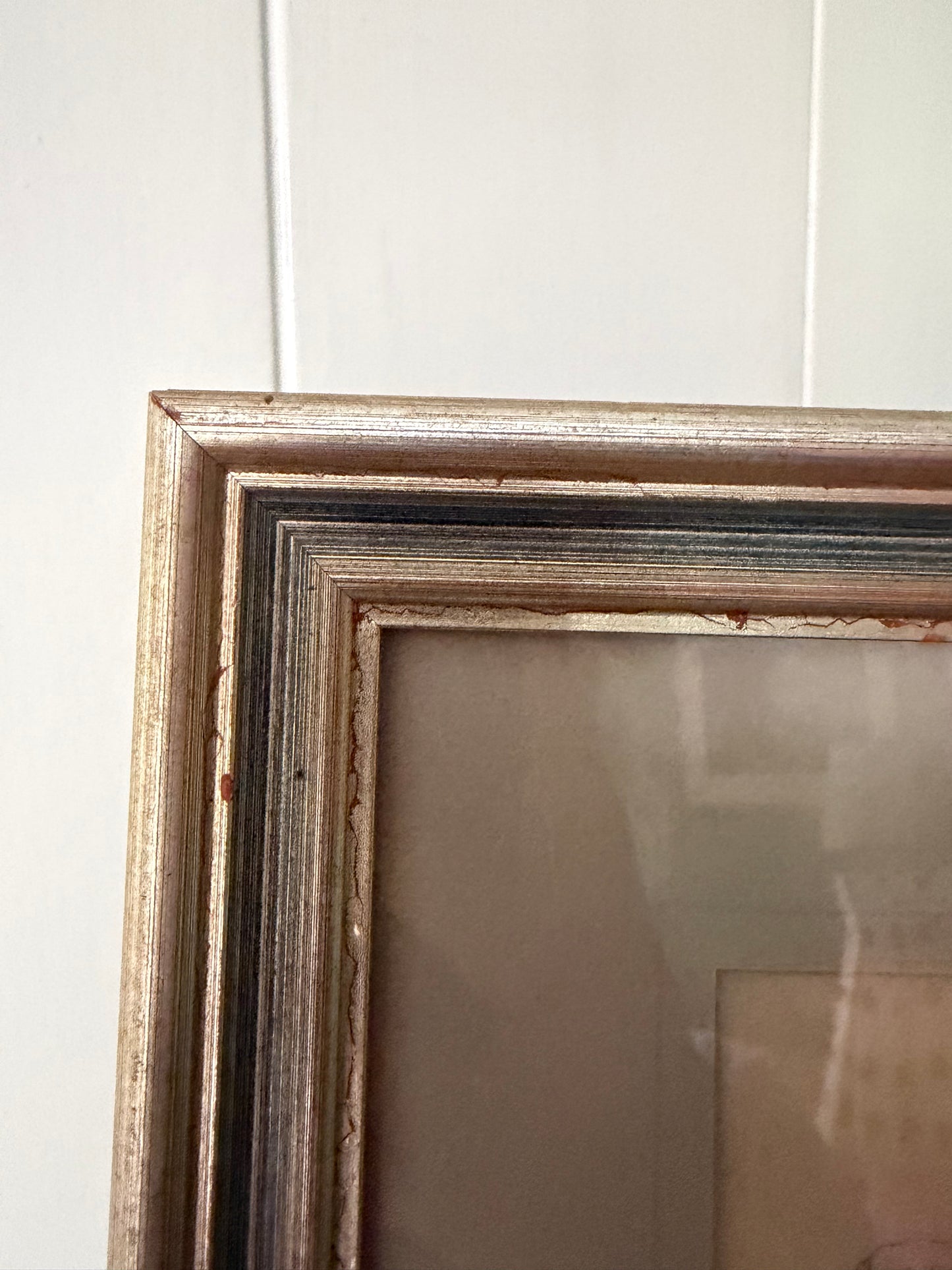 SILVER FRAME DOGS PRINT