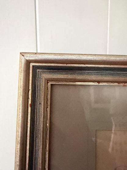 SILVER FRAME DOGS PRINT