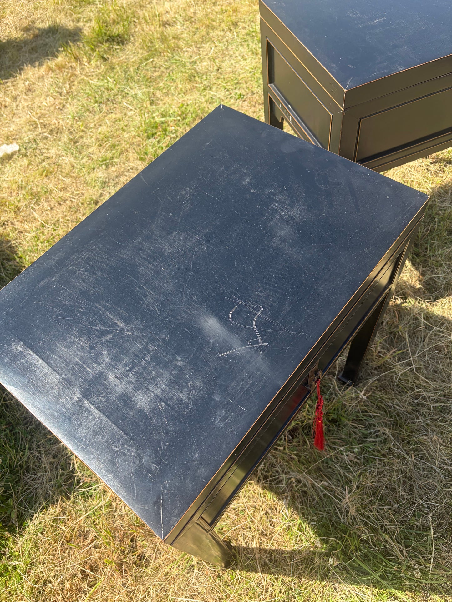 PAIR OF SIDE TABLES