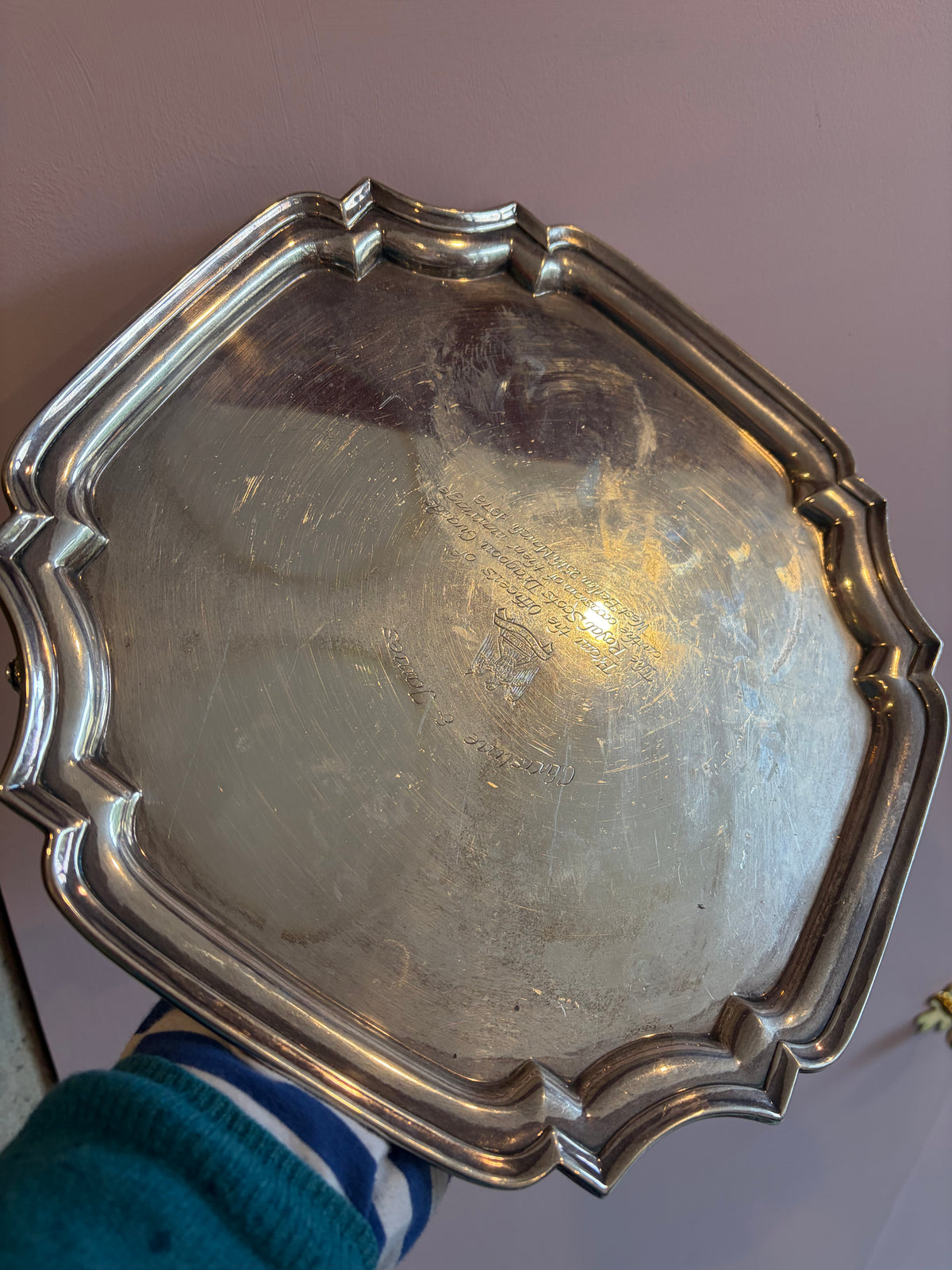 SILVER LETTER TRAY