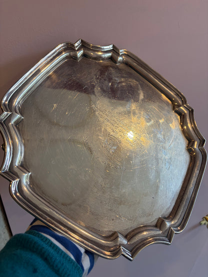 SILVER LETTER TRAY