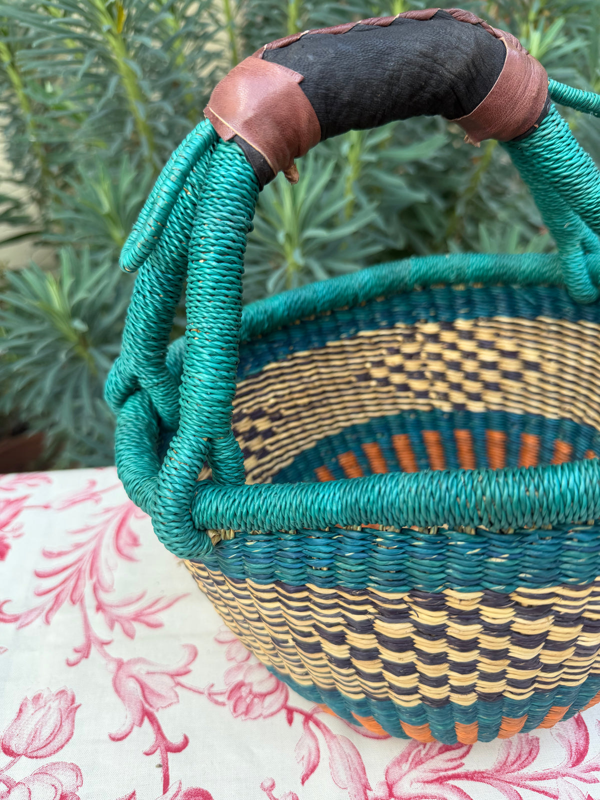 ￼ HAND WOVEN BASKET