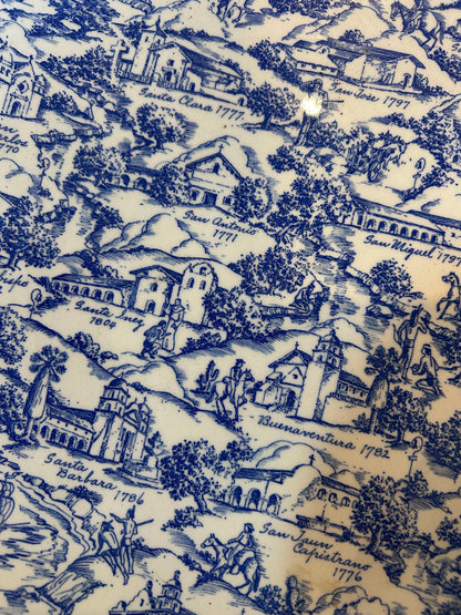 BLUE AND WHITE PLATES