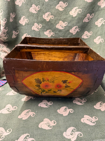 ANTIQUE RICE MEASURING BUCKET