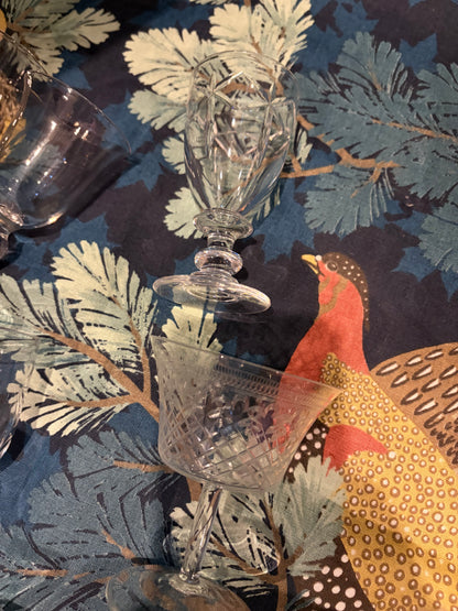 8 ANTIQUE GLASSES