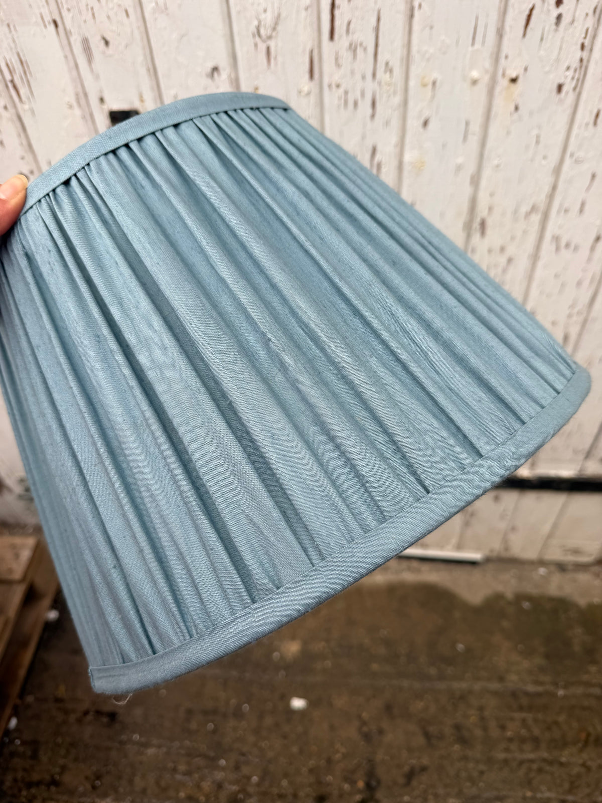 BLUE SILK SHADE